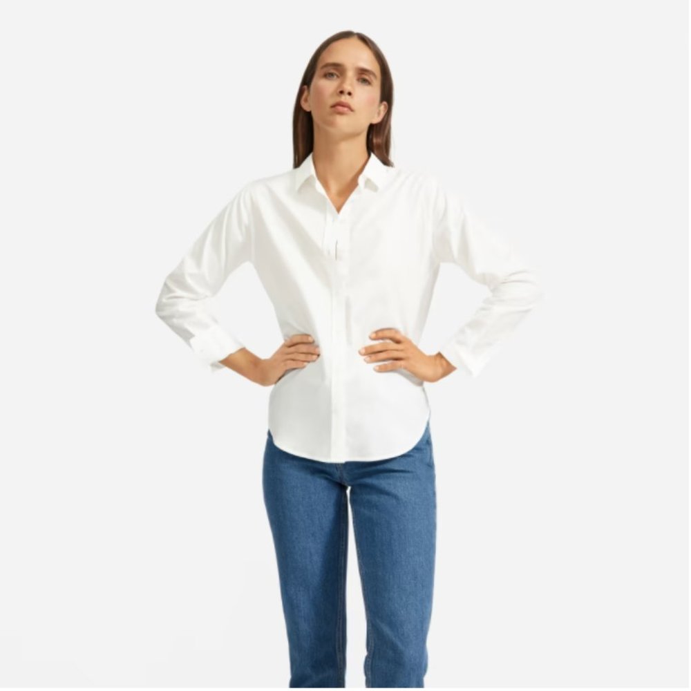 Everlane Silky Cotton Relaxed Shirt